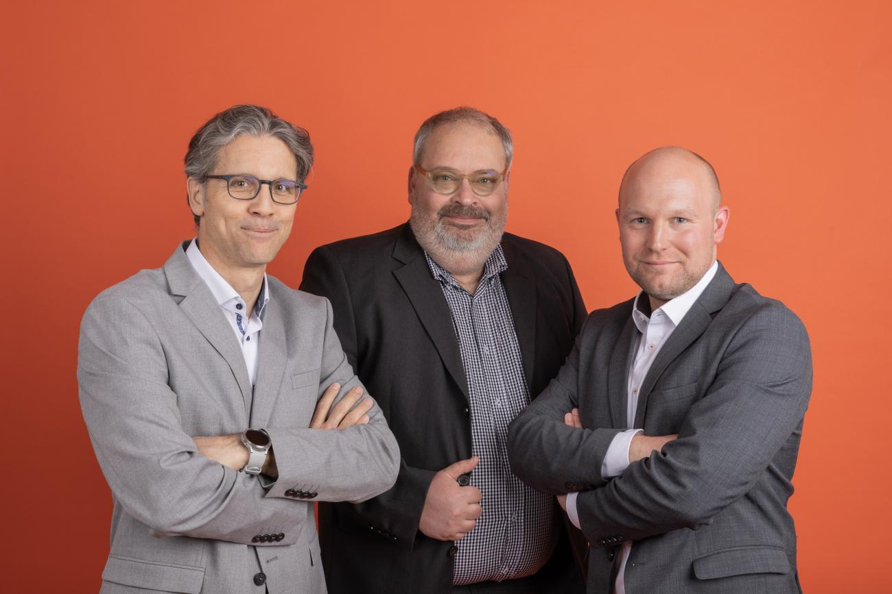 Rainer Anzböck, Eduardo B. Desits, Moritz Kogler - Geschäftsleiter der D.A.T.A. Corporation