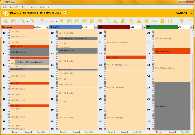 XR RIS timer - Terminplaner